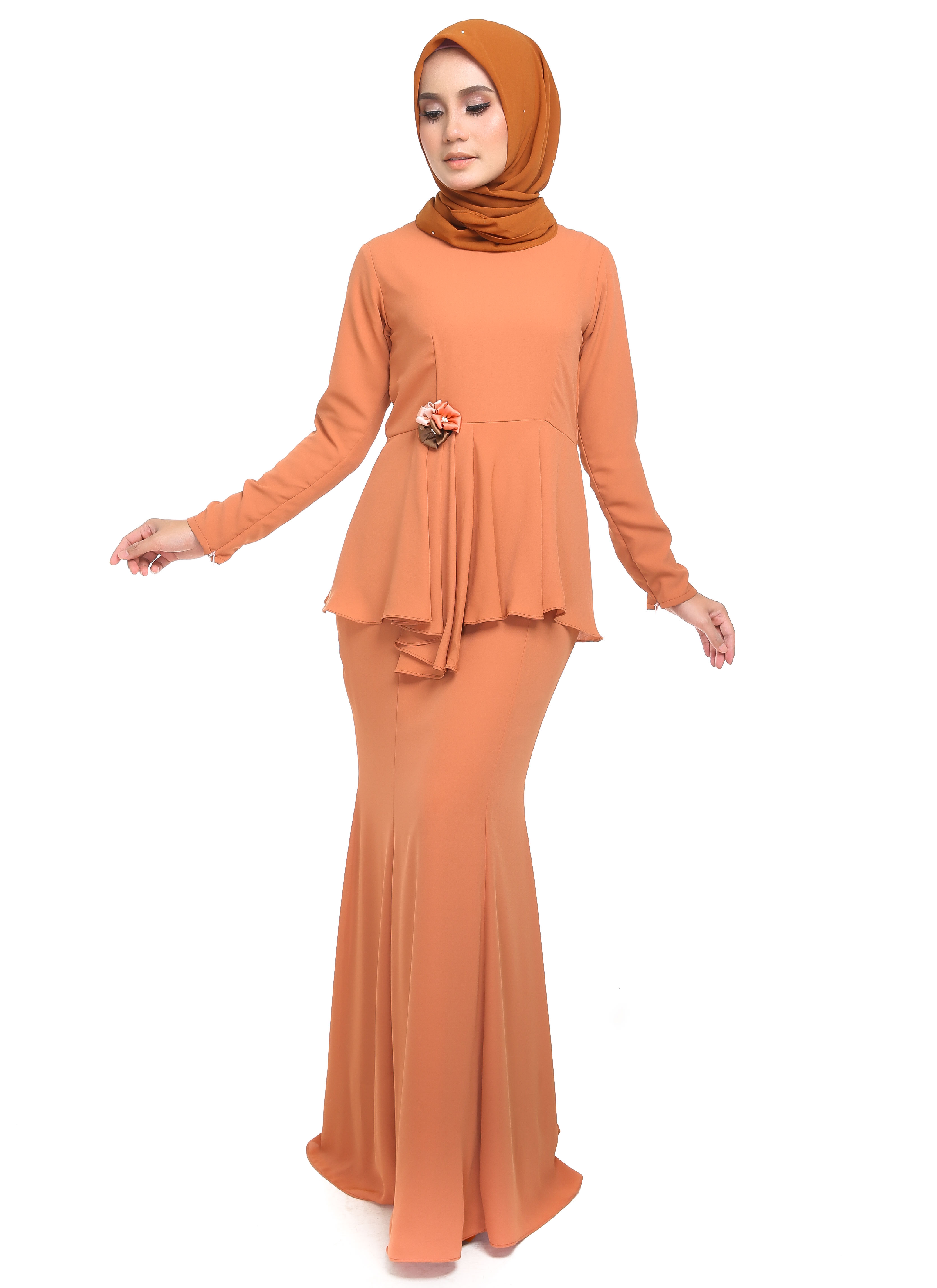 The Grandahlia Exclusive Modest Apparel PURA CHENDANA Marmalade
