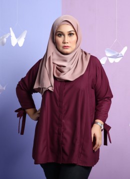 TIFFANY BLOUSE - Maroon