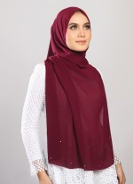 LOLA SHAWL - Burgundy