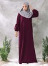 NOURA DRESS - Maroon