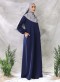 NOURA DRESS - Blue Black