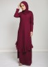 NOIR DRESS - Maroon