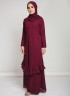 NOIR DRESS - Maroon