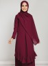 NOIR DRESS - Maroon