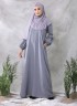 NOURA DRESS - Pewter