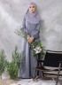 NOURA DRESS - Pewter