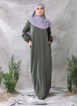 NOURA DRESS - Olive