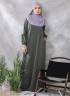 NOURA DRESS - Olive