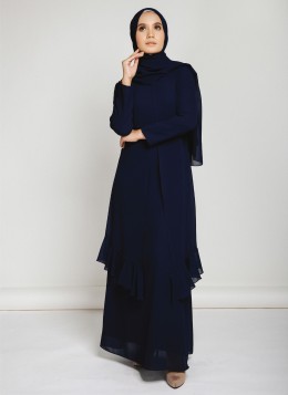 NOIR DRESS - Blue Black